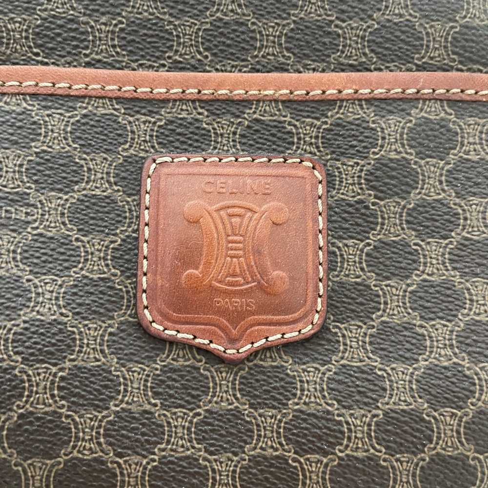 Céline Brown Monogram Handbag - Picture 2 of 7